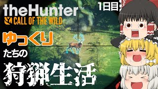 【The hunter】　ゆっくりたちのハンティング生活1日目！初日から大猟なんだぜ　[ゆっくり実況] screenshot 1