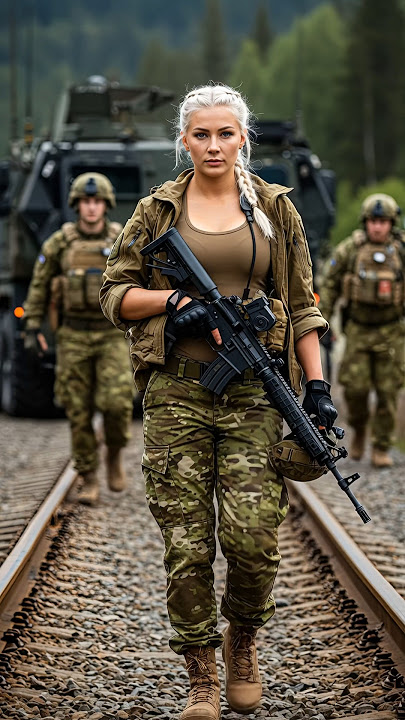 The Stunning Female Commander: Bold and Beautiful #combat #commandos #military #eliteforces #shorts