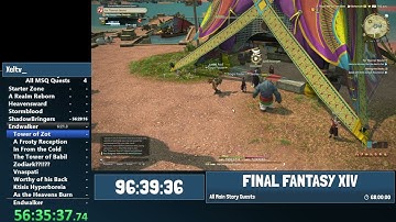FF14 All MSQ speed run in 68:01:42 EW