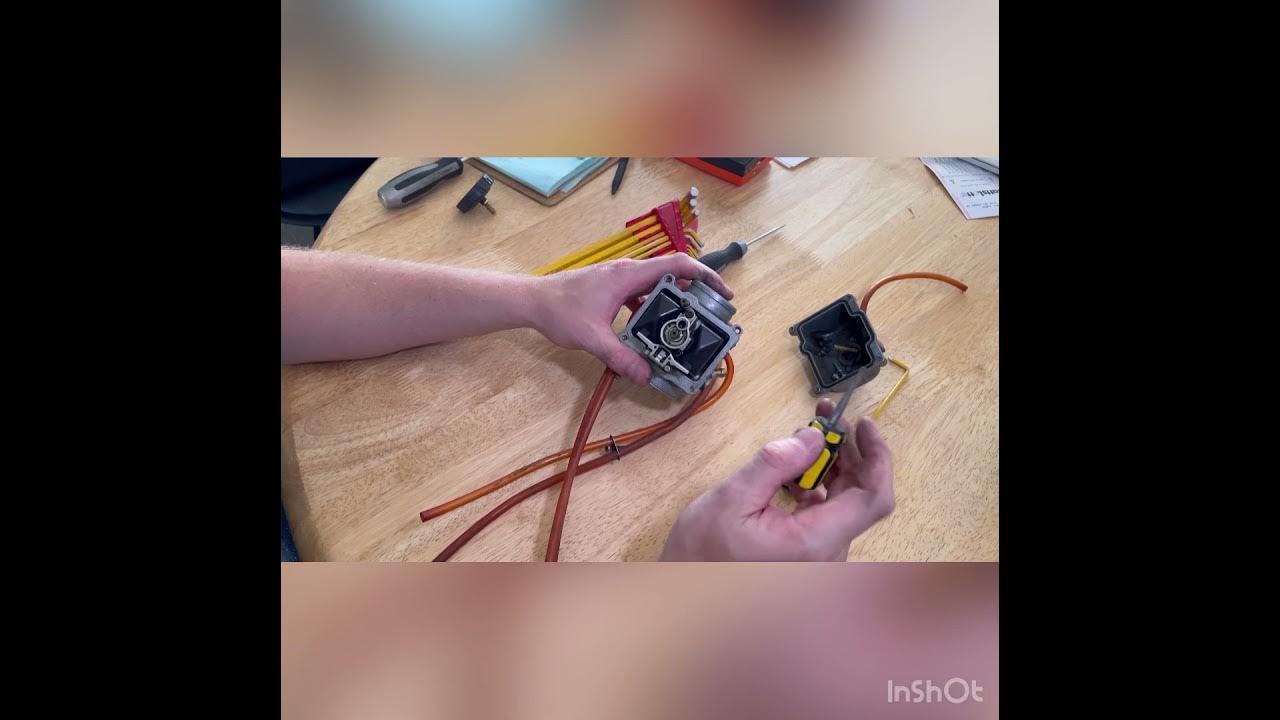 KTM 300 carb rebuild part 1 YouTube