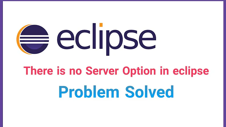 Eclipse No Server Option Found Problem Solved | Eclipse Server Option Found