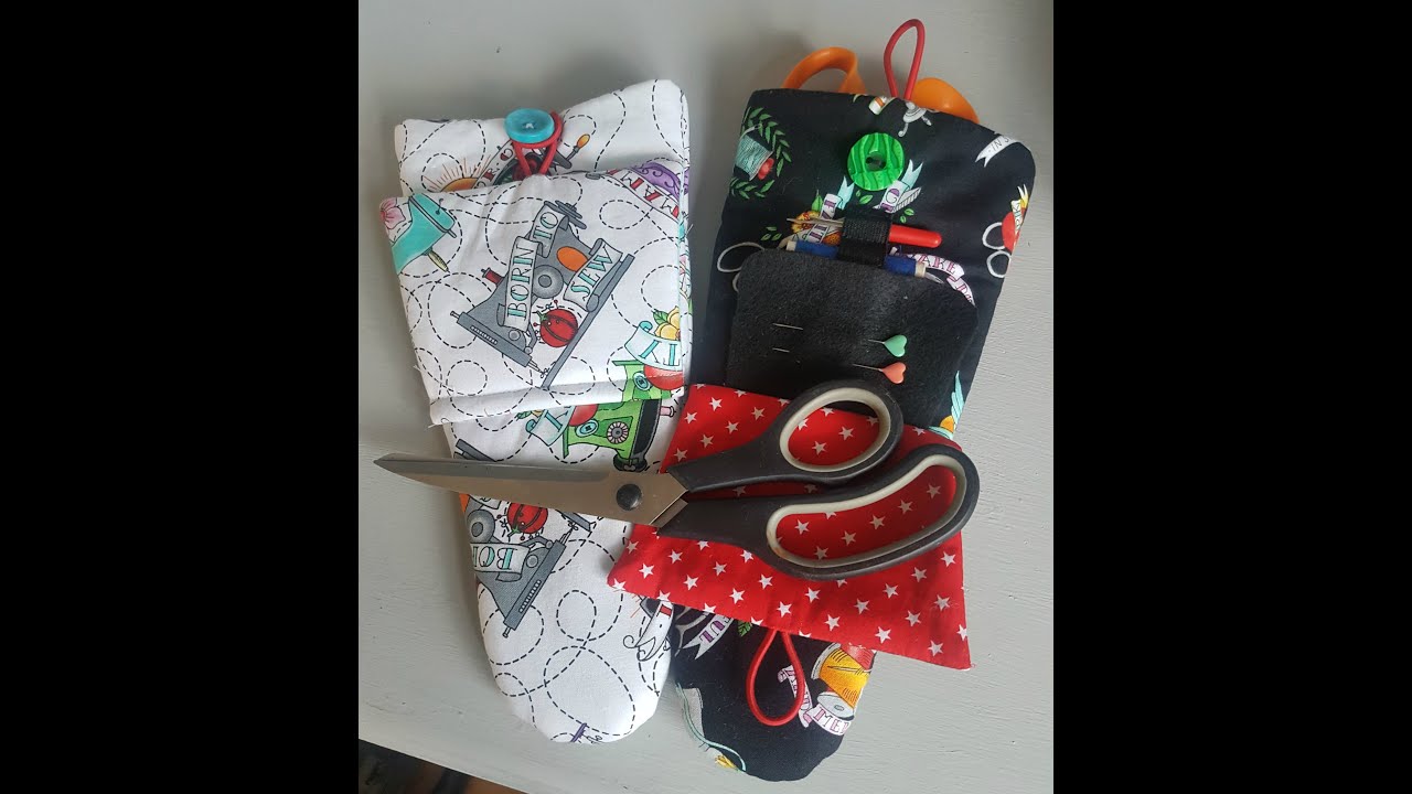 EASY🔥🔥🔥DIY Scissors Case, Scissors Pouch Pattern, How to Make a Scissor  Holder