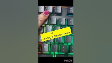 Spell check shortcut #shortcutkeys #msword #mswordforbeginners #word #computer #computereducation
