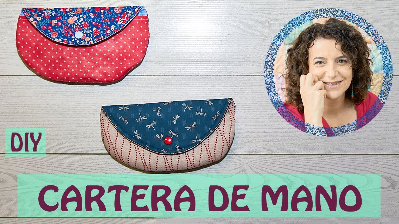 Cómo HACER CARTERA de MANO de TELA | (para principiantes) -