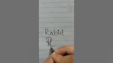Rabia name signature || easy signature