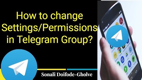 How to change permissions in Telegram group? |How to change telegram group settings?