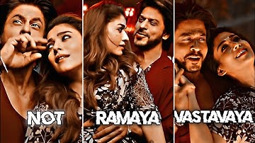 Jawan  Not Ramaiya Vastavaiya Status | Shah Rukh Khan,Nayanthara | RamaiyaVastavaiyaWhatsApp Status