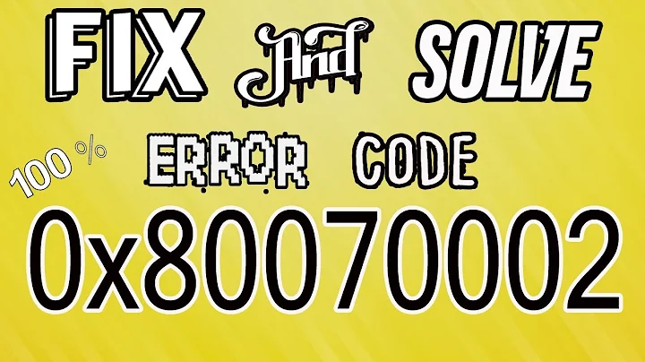 Fix Windows Update Error 0x80070002 in Windows 10/8/7 [2020 Tutorial]easy method