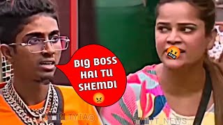 MC STAN FIGHT WITH  ARCHANA_ GAUTAM,MC STAN _CHAL SHEMDI BIG BOSS HAI TU😂 #bb #bigboss #mcstan