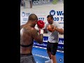  conor benn blasting the pads ahead of chris eubank jr fight