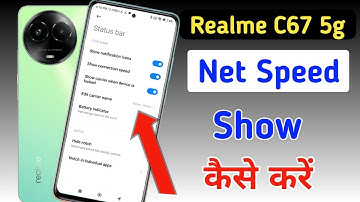 Realme c67 5g net speed show/Realme c67 5g me net speed kaise dekhe/network speed setting