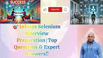 PART 1: 🔥 Infosys Selenium Automation Interview Questions & Answers | Crack Your Next Interview! 🚀