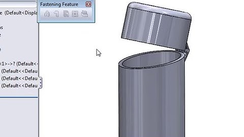 How to applied fastening features in solidworks || Lip and Groove || Mechanical Fastening||