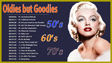 Best Of 50s 60s 70s Music - Oldies But Goodies - The Greatest Hits Of 50s 60s 70s Oldies Classic