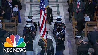 Colin Powell Honored By Former Presidents At Funeral Service