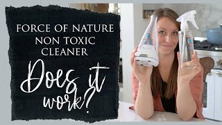 Force of Nature non toxic cleaner | Does it work?