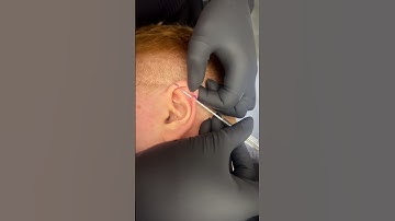 Would you do this piercing? 😱 #piercing #piercings #industrialpiercing