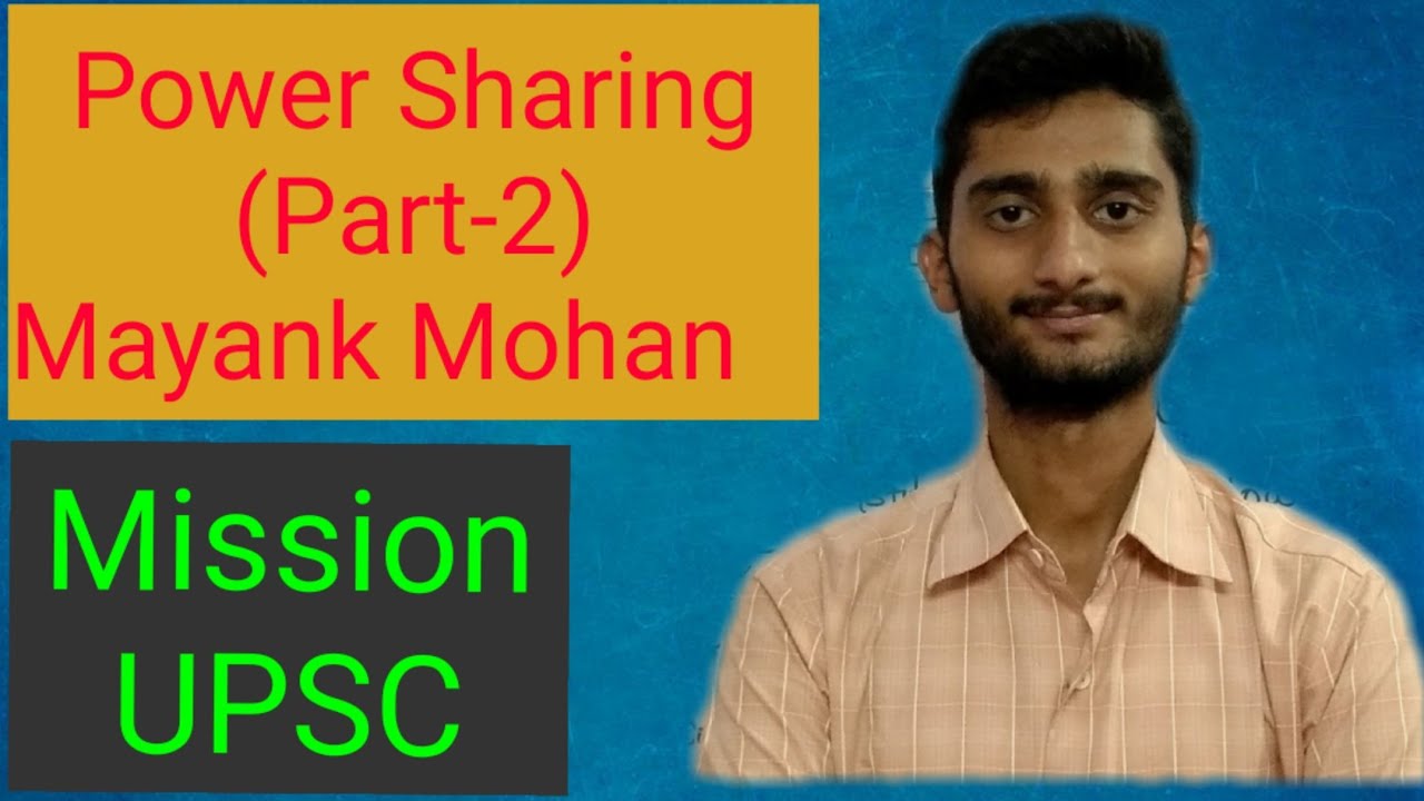 Power Sharing Class 10 Part 2 YouTube