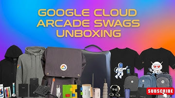 Google Cloud Arcade Swags Unboxing | Mystery Swags & More | Google Cloud Arcade #qwiklabs #arcade