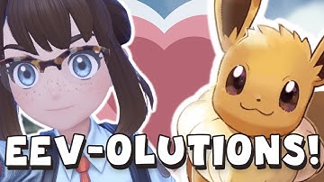 I caught all the EEVEE EVOLUTIONS in Pokemon SCARLET/VIOLET!