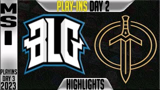 BLG vs GG Highlights Game 2 | MSI Play ins 2023 Upper Round 2 | Bilibili Gaming vs Golden Guardians