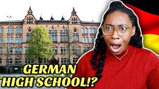 AMERICAN REACTS TO GERMAN HIGH SCHOOL FOR THE FIRST TIME! 😳(HOW DO THEY COMPARE TO USA?)