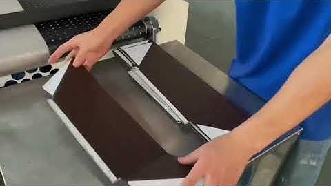Double sided tape applicator for collapsible box wings, and other paper products.