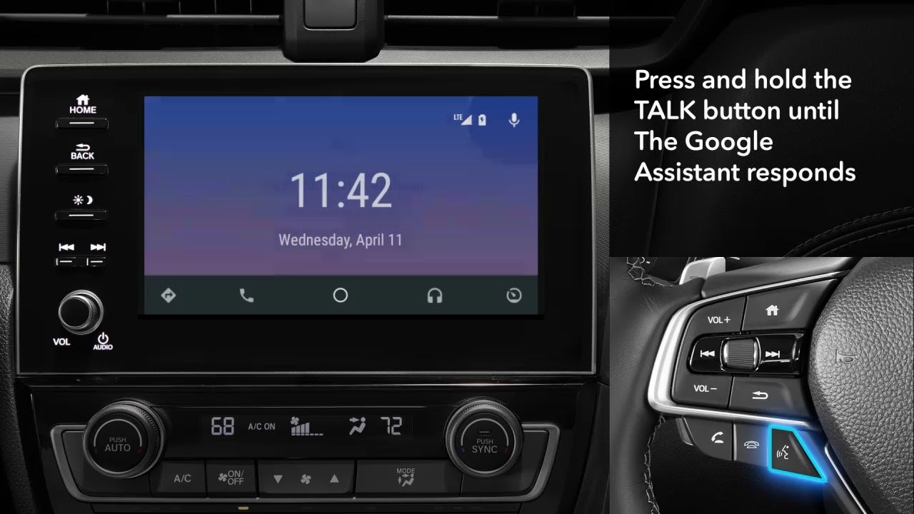 Honda Insight How To Connect And Use Android Auto Youtube