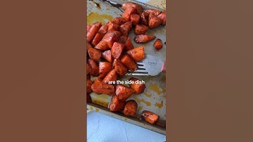 Wortels met esdoornsiroop 😍 #shorts #recept #gezond #makkelijkrecept