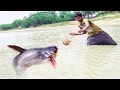 Fishing Video || Village boys are very skilled and experienced in fishing || Fish catching trap