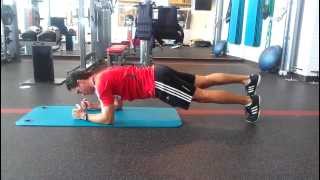 Plank Kicks