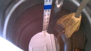 Fly Sparging the Belgian tripel.6 gallon batch.