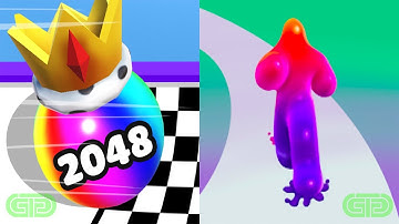 Ball Merge 2048 Vs Blob Runner 3D Android iOS Mobile Gameplay Walkthrough 162277