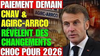 🚨 Paiement des pensions demain : CNAV &amp; AGIRC-ARRCO dévoilent des changements majeurs pour 2026