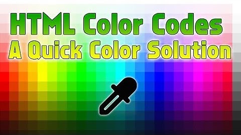 Dreamweaver: HTML Color Codes, A Quick Color Solution