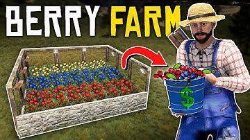 Building a BERRY FARM for PROFIT - Rust Shop Roleplay [Part 1/2]