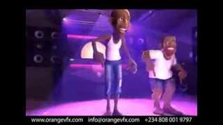 Funny Nigerian Animation: Dancing Azonto Kukere Skelewu