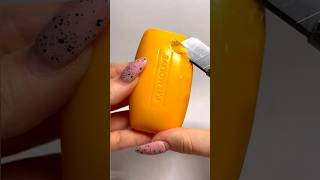 PALMOLIVE SOAP 🧡😍 MOST SATISFYING SOUND #asmr #soap #satisfying #soapcutting #drysoap #shorts