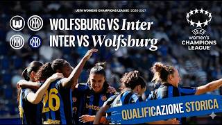 F.C. Inter Milan vs Wolfsburg | UEFA Women's Champions League Playoffs ★ 1st & 2nd Leg Highlights
