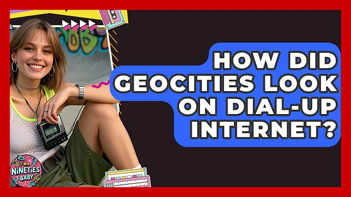 How Did Geocities Look On Dial-up Internet? - I'm a 90s Baby