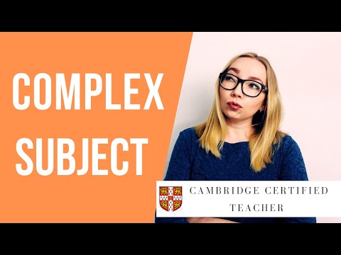 Complex Subject + примеры и упражнение