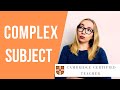 Complex Subject + примеры и упражнение