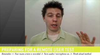 Instructions for our TwentyFeet remote user tests