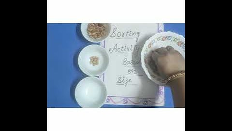 Sorting Activity with the help of pulses