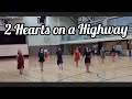 2 Hearts on a Highway Line Dance - Ria Vos| October 2023 (금요반 연습영상)