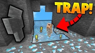 INSANE CAMO TROLLING TRAP! (Minecraft SKY WARS CAMO TROLLING)