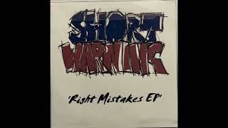 Short Warning - Right Mistakes EP CD (2002 Melodic Pop Punk)