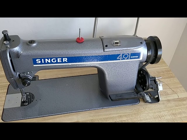 ミシン　SIGER D200GA 491 Singer 491 - YouTube