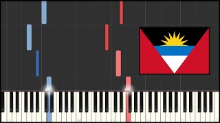 Video thumbnail of "Antigua And Barbuda National Anthem (Piano Tutorial)"