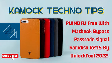 PWNDFU Free With Macbook Bypass Passcode signal Ramdisk Ios15 By UnlockTool 2022